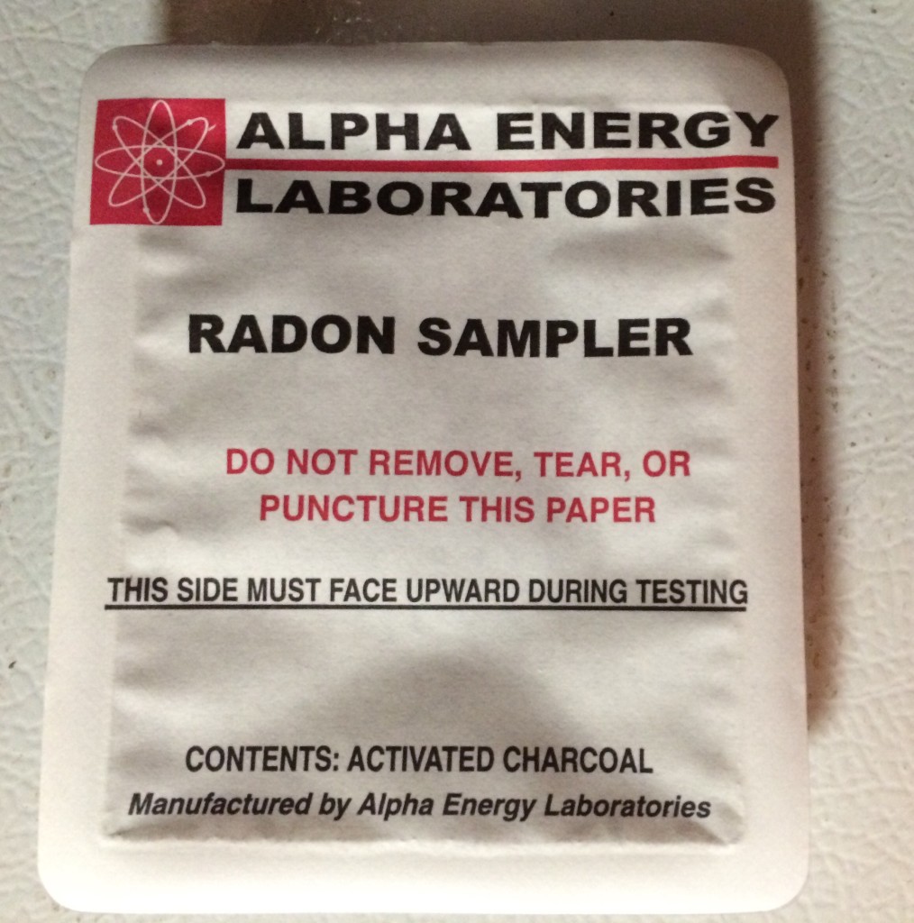 Radon sampler