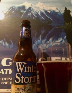 Drinking a Winter Storm Imperial ESB.